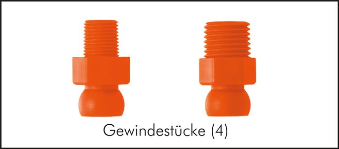 Voorbeeldig Afbeelding: Koelmiddel-scharnierslangsysteem - Cool-Line 1/4", schroefdraadstukken