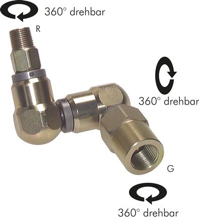 Voorbeeldig Afbeelding: Z-draaischroefverbinding (3 assen), staal verzinkt